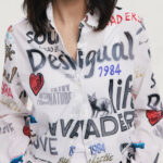 Bluse manica lunga Desigual CAM_SOUL Bianco - Foto 3