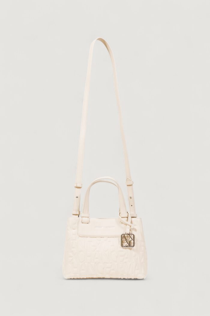 Borsa Armani Exchange SHOPPING BAG Beige