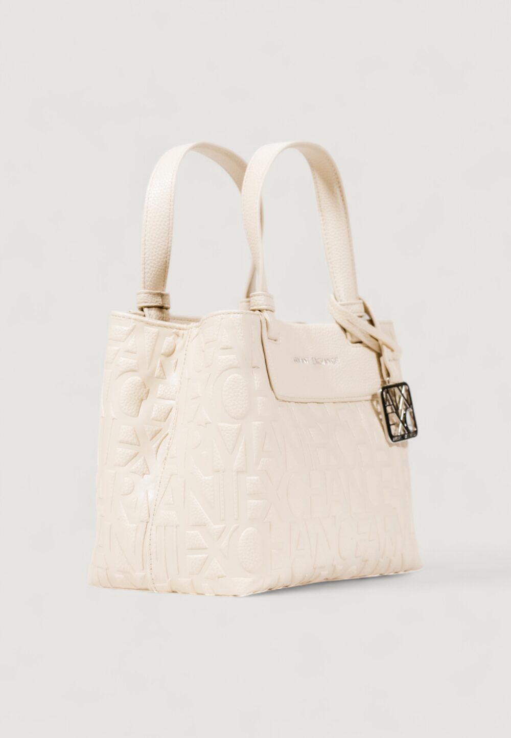 Borsa Armani Exchange SHOPPING BAG Beige - Foto 4