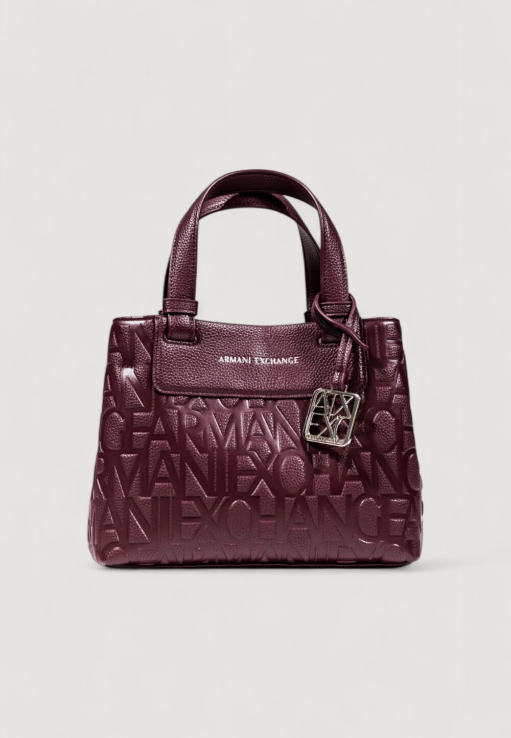 Borsa Armani Exchange SHOPPING BAG Bordeaux - Foto 2