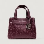 Borsa Armani Exchange SHOPPING BAG Bordeaux - Foto 2