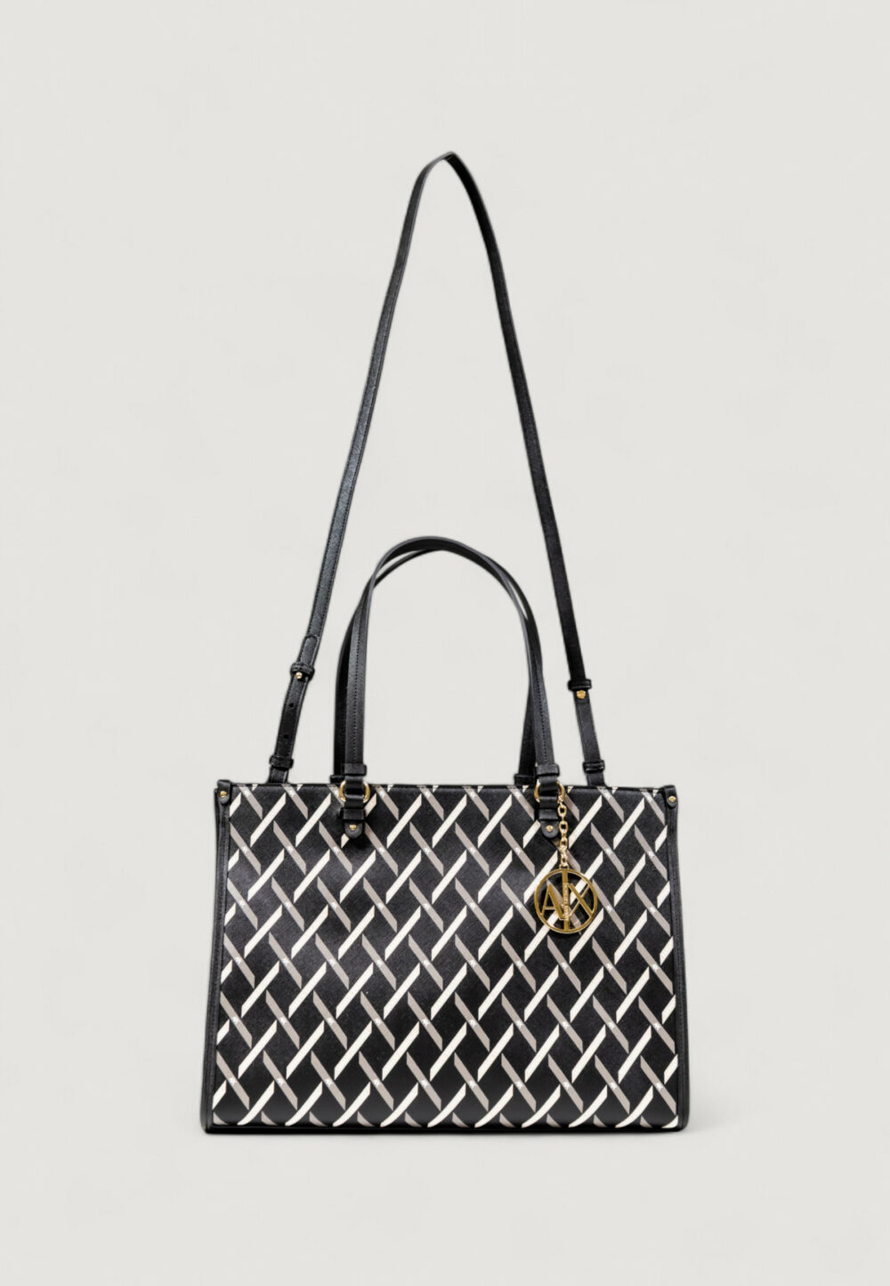 Borsa Armani Exchange SHOPPING BAG Nero - Foto 1