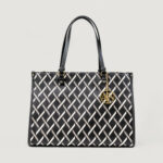 Borsa Armani Exchange SHOPPING BAG Nero - Foto 2