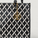 Borsa Armani Exchange SHOPPING BAG Nero - Foto 3