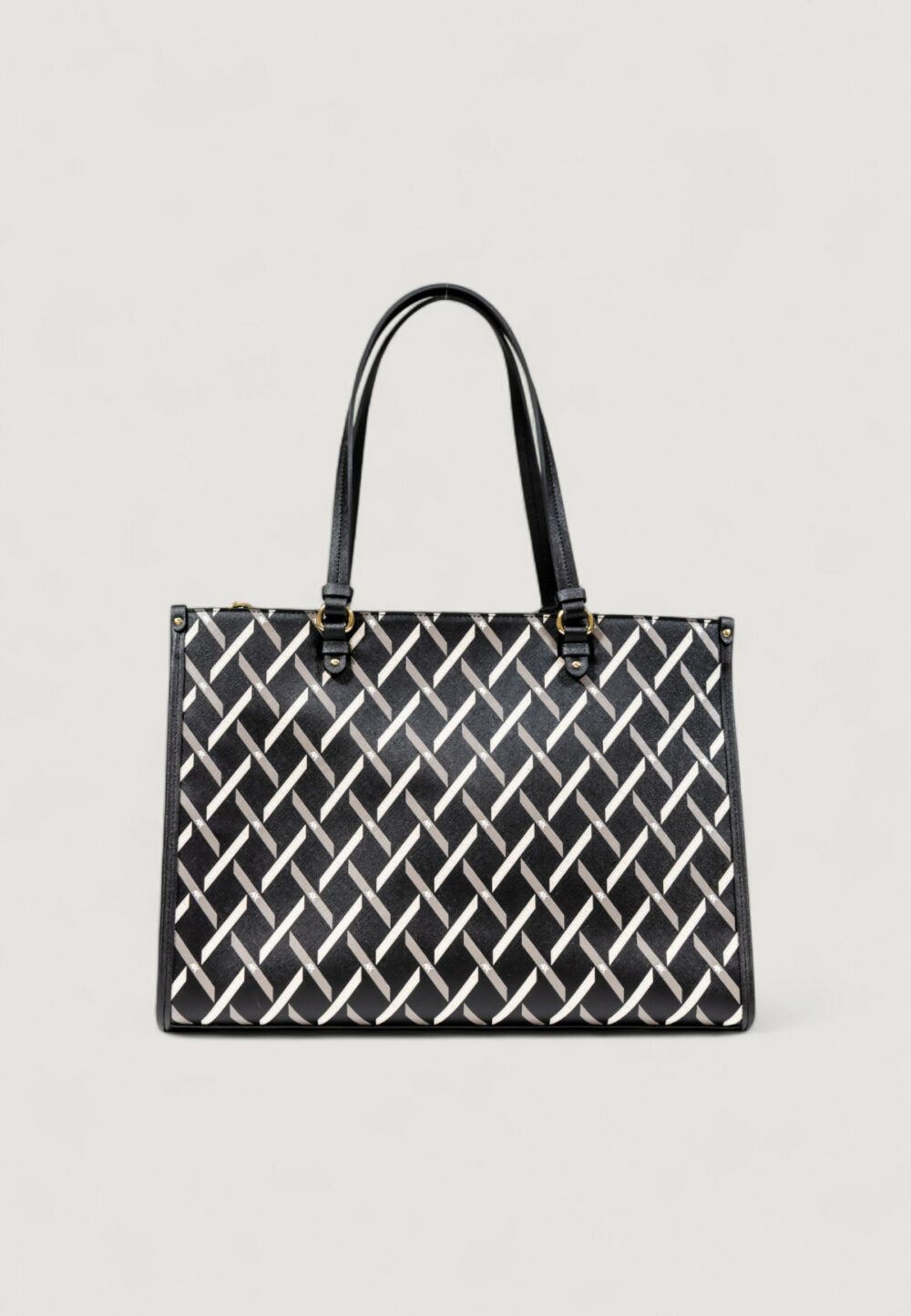 Borsa Armani Exchange SHOPPING BAG Nero - Foto 5