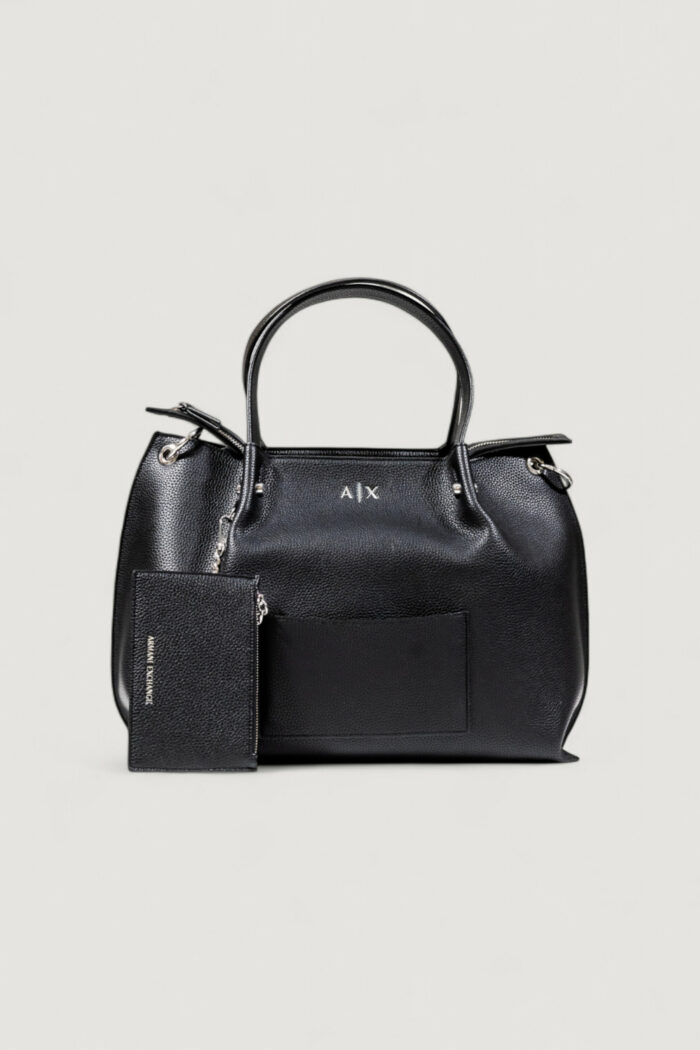 Borsa Armani Exchange SHOPPING BAG Nero