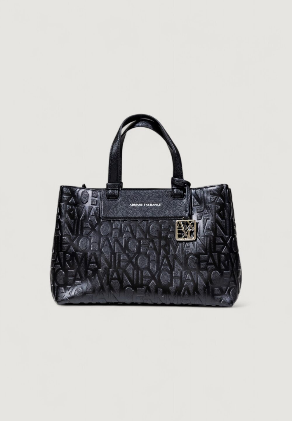 Borsa Armani Exchange SHOPPING BAG Nero - Foto 2