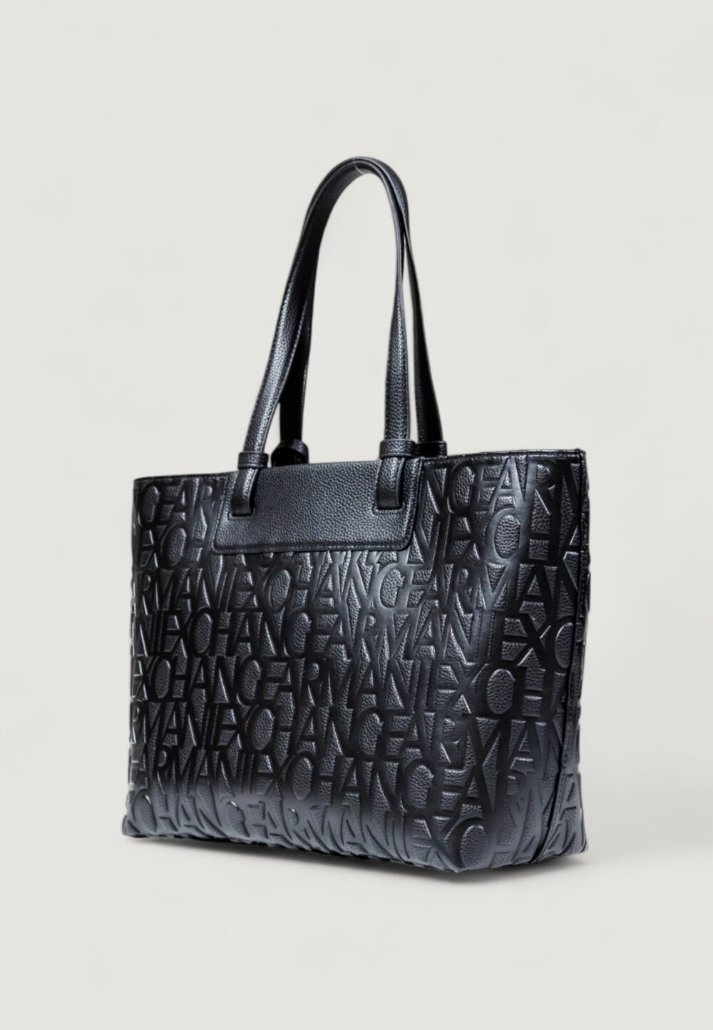 Borsa Armani Exchange SHOPPING BAG Nero - Foto 5