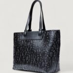 Borsa Armani Exchange SHOPPING BAG Nero - Foto 5