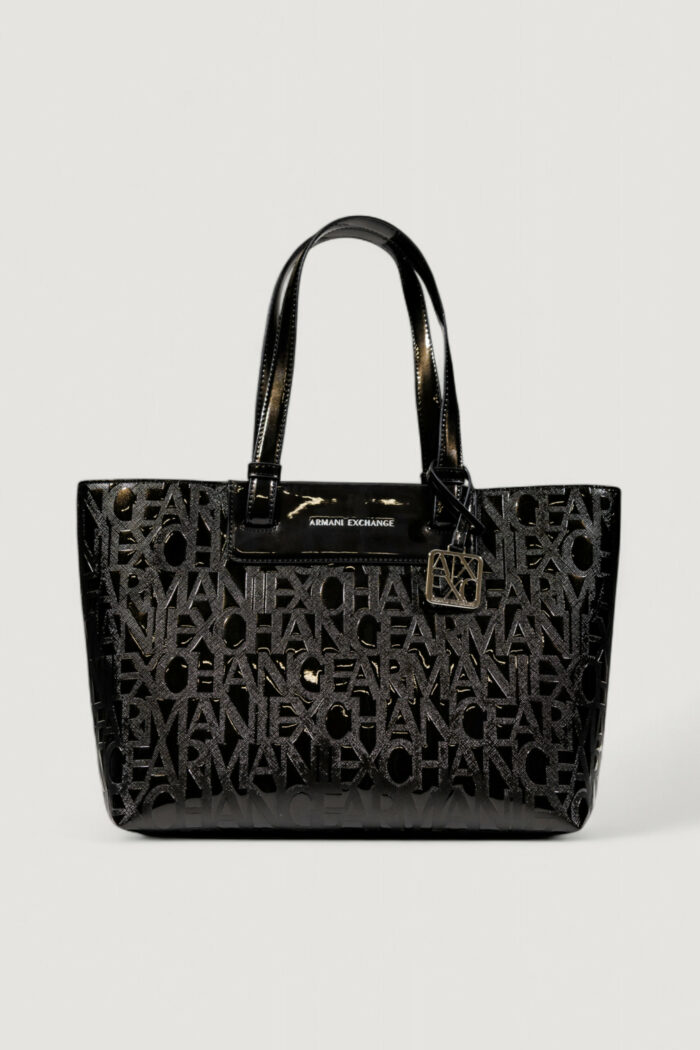 Borsa Armani Exchange SHOPPING BAG Nero
