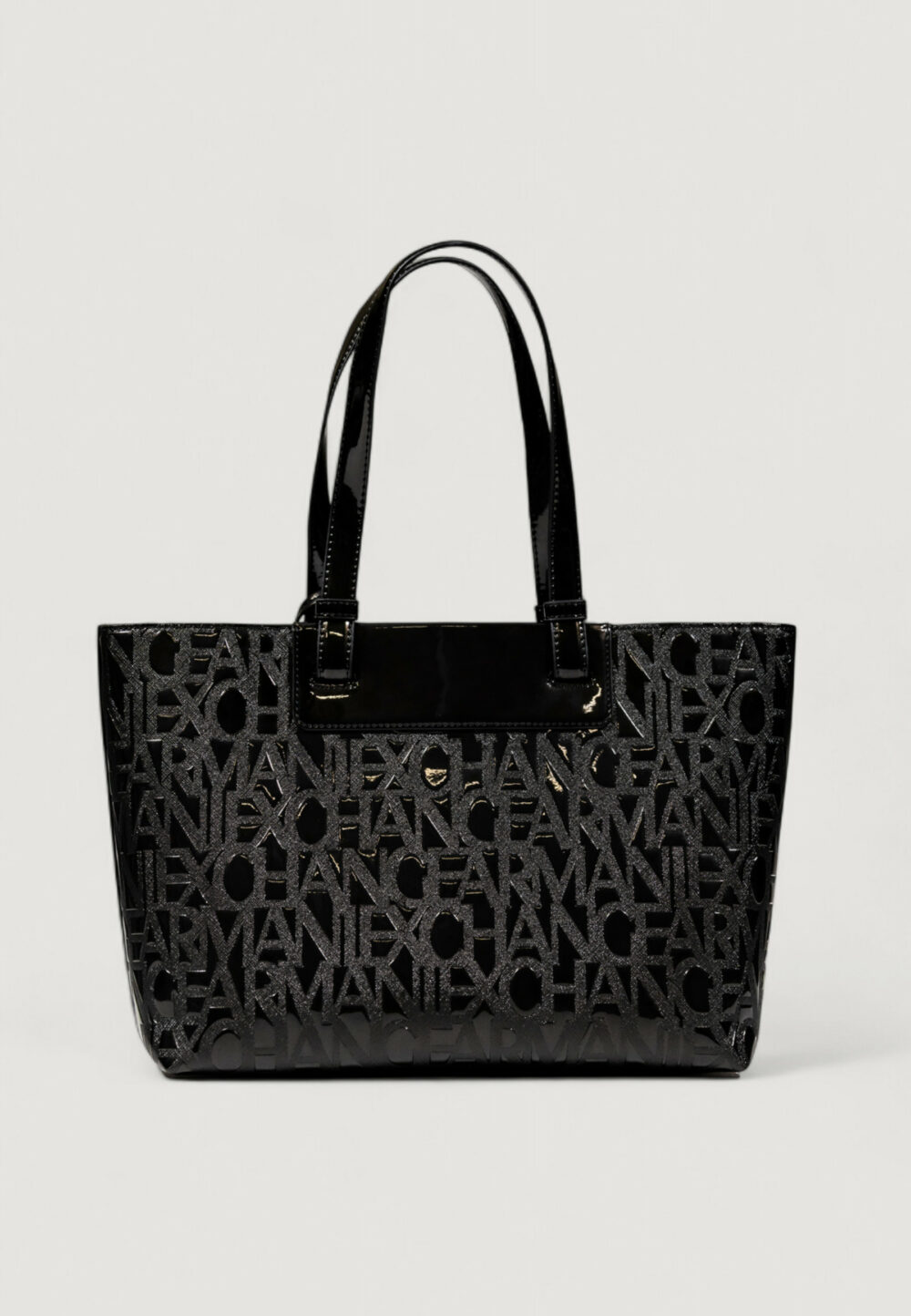 Borsa Armani Exchange SHOPPING BAG Nero - Foto 4