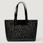 Borsa Armani Exchange SHOPPING BAG Nero - Foto 4