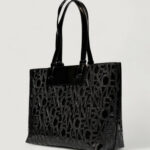Borsa Armani Exchange SHOPPING BAG Nero - Foto 5