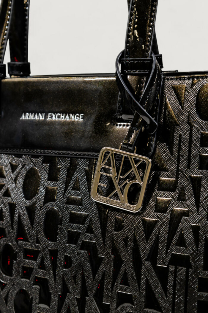 Borsa Armani Exchange SHOPPING BAG Nero