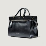 Borsa Armani Exchange SHOPPING BAG Nero - Foto 3