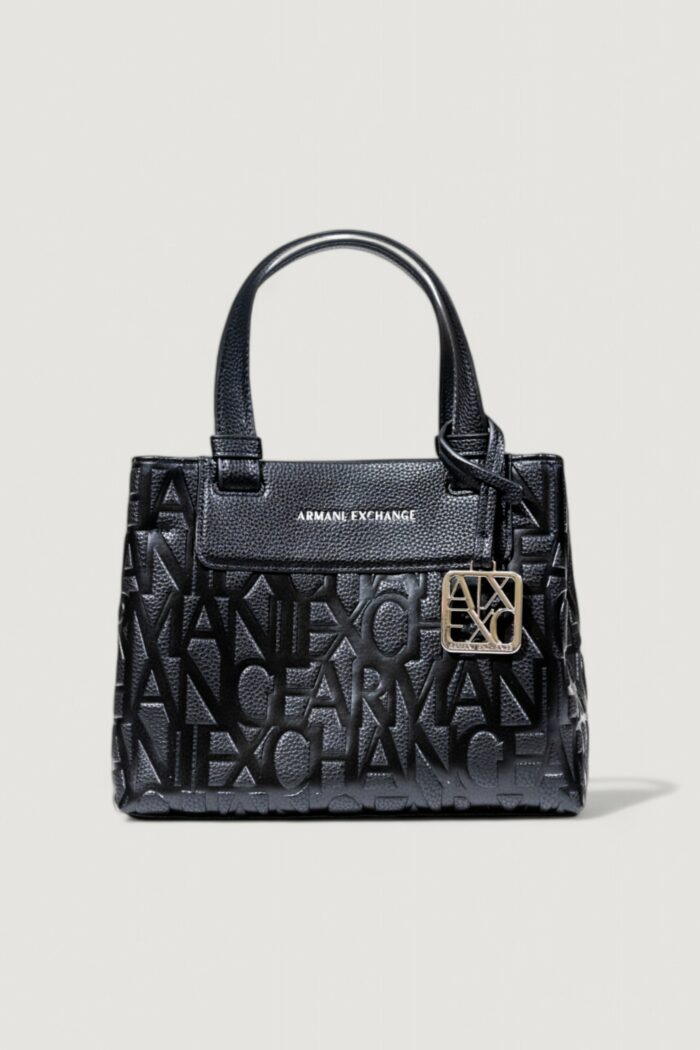 Borsa Armani Exchange SHOPPING BAG Nero