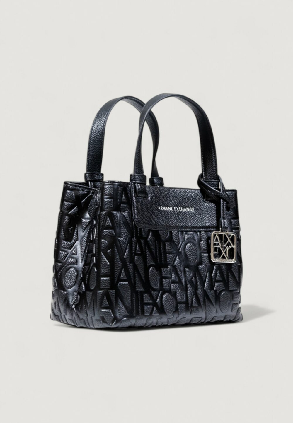 Borsa Armani Exchange SHOPPING BAG Nero - Foto 3