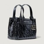 Borsa Armani Exchange SHOPPING BAG Nero - Foto 3