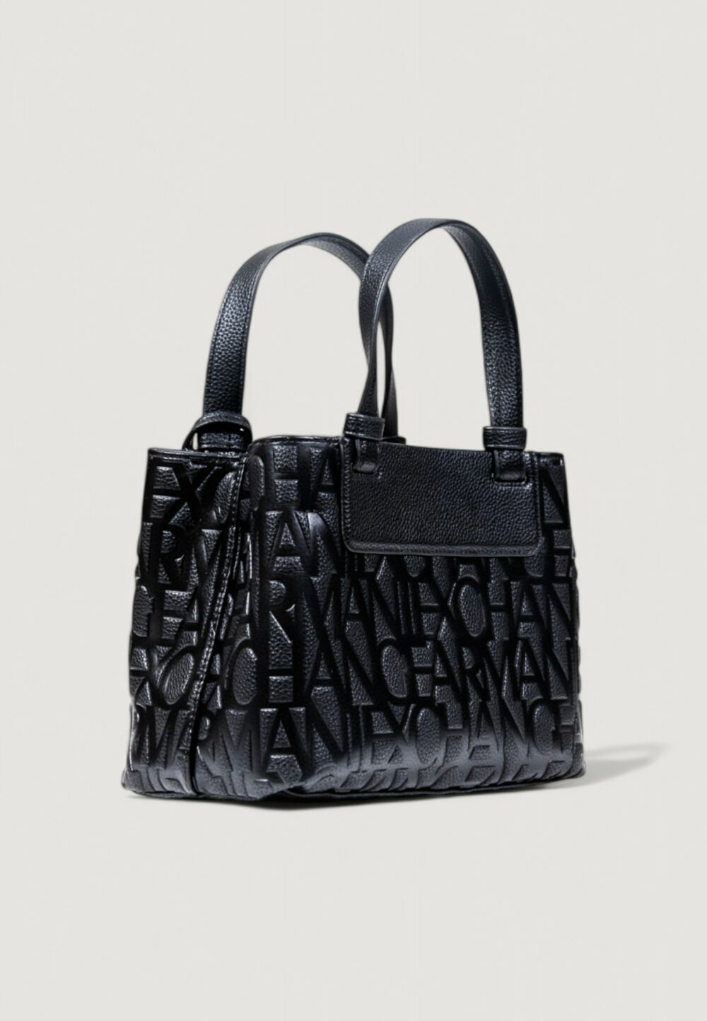 Borsa Armani Exchange SHOPPING BAG Nero - Foto 5
