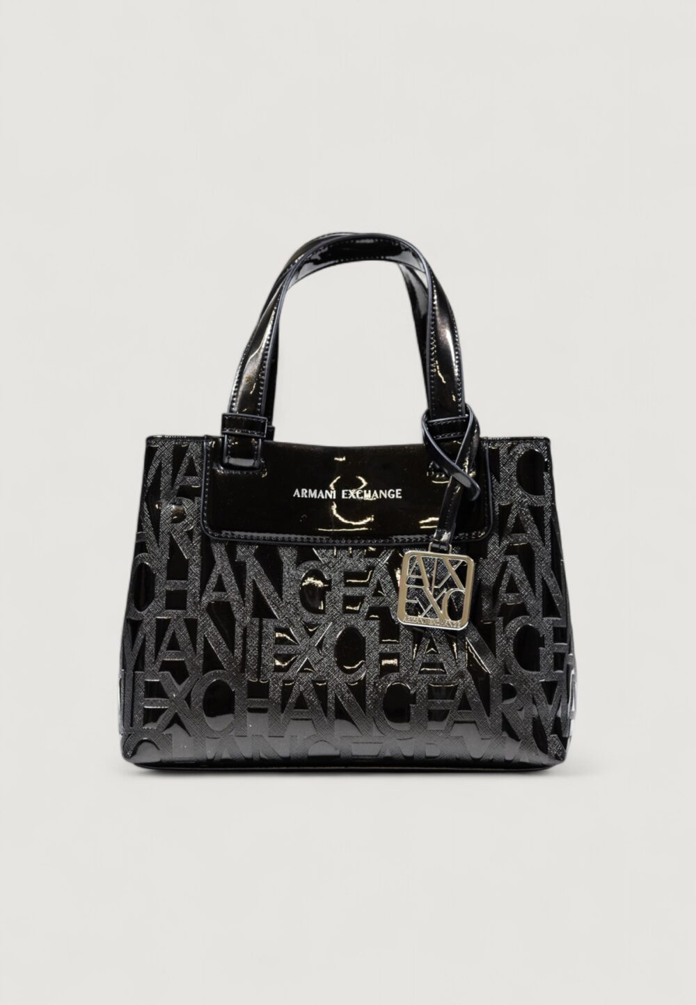 Borsa Armani Exchange SHOPPING BAG Nero - Foto 2