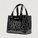 Borsa Armani Exchange SHOPPING BAG Nero - Foto 4