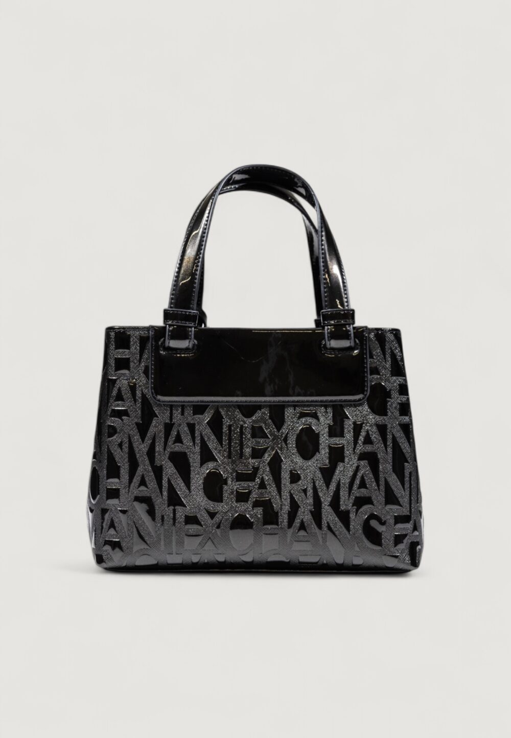 Borsa Armani Exchange SHOPPING BAG Nero - Foto 5