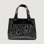 Borsa Armani Exchange SHOPPING BAG Nero - Foto 5