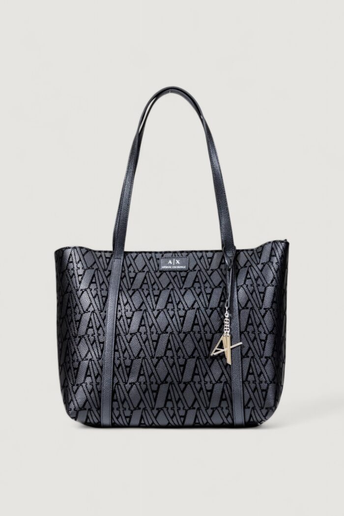 Borsa Armani Exchange SHOPPING BAG Nero