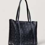 Borsa Armani Exchange SHOPPING BAG Nero - Foto 5