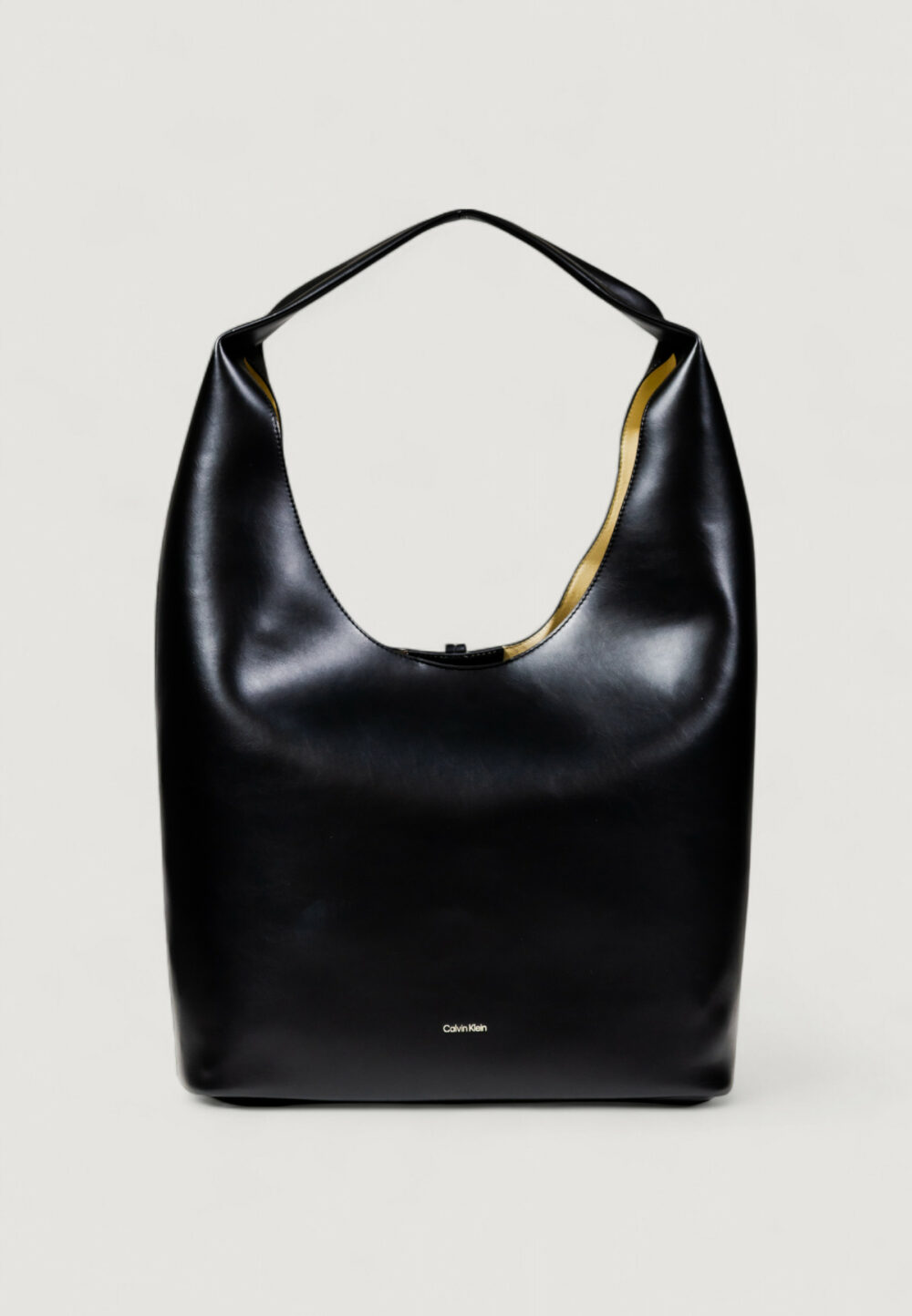 Borsa Calvin Klein STN LCK SLCHY LRG SH Nero - Foto 4