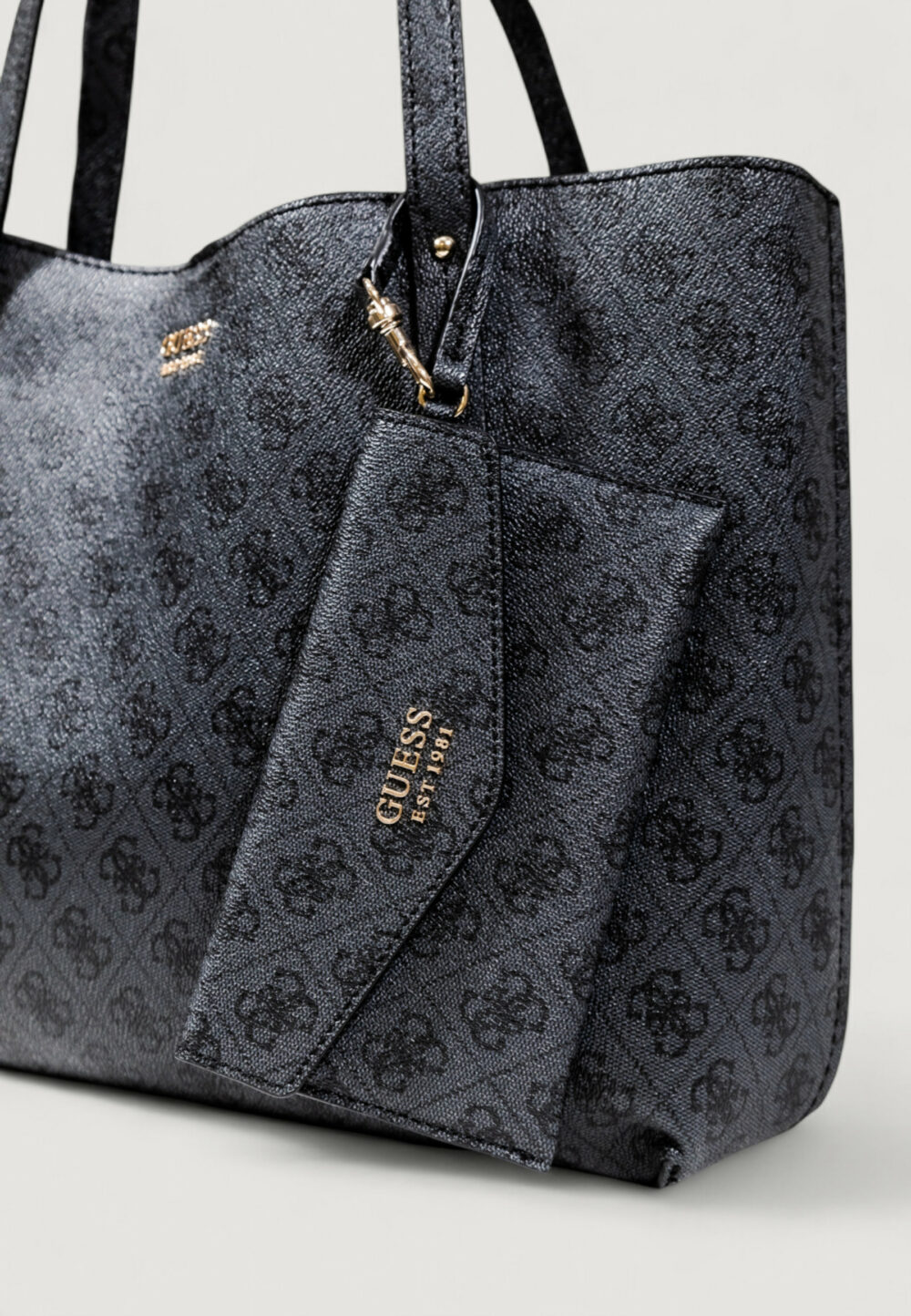 Borsa Guess BRENTON TOTE Antracite - Foto 3