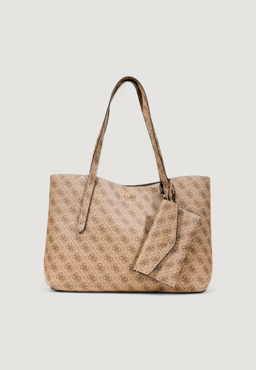 Borsa Guess BRENTON TOTE Latte - Foto 1