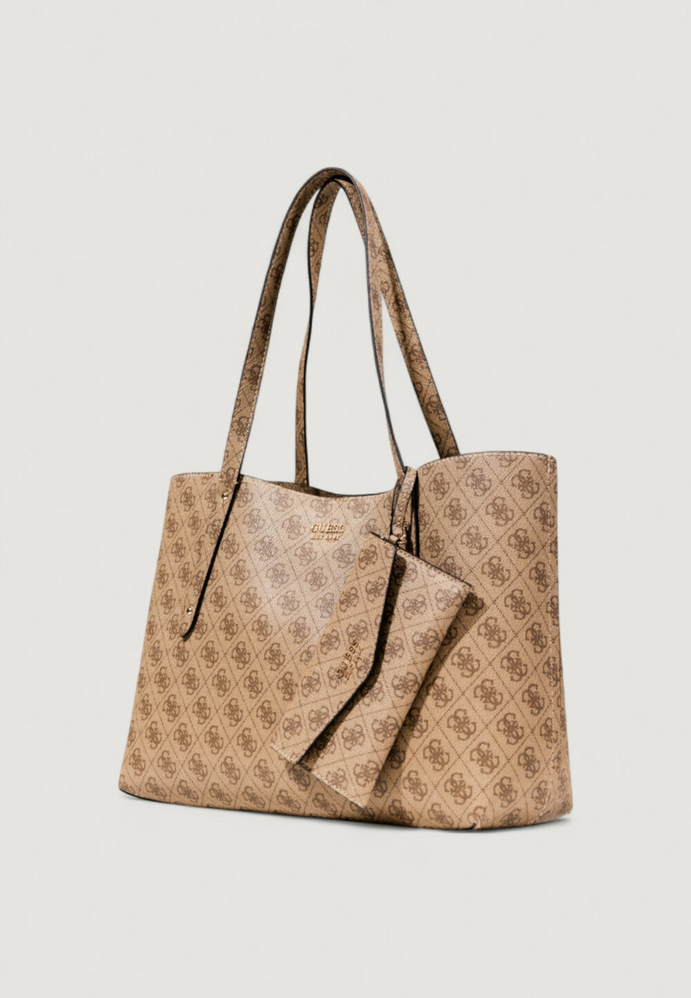 Borsa Guess BRENTON TOTE Latte - Foto 4