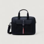 Borsa Tommy Hilfiger TH FOUNDATION COMPUTER BAG Blu - Foto 1