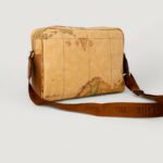 Borsa Alviero Martini Prima Classe TESSUTO LOGO Beige - Foto 4