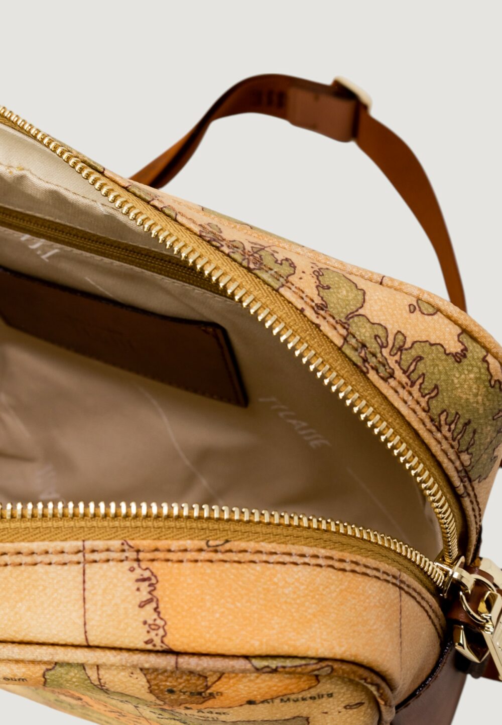Borsa Alviero Martini Prima Classe TESSUTO LOGO Beige - Foto 5