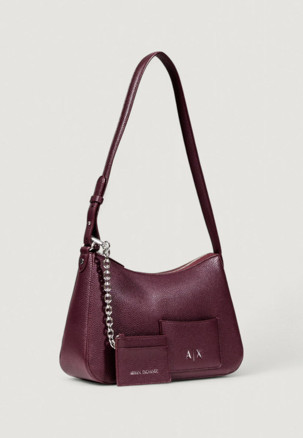 Borsa Armani Exchange SHOULDER BAG Bordeaux - Foto 3