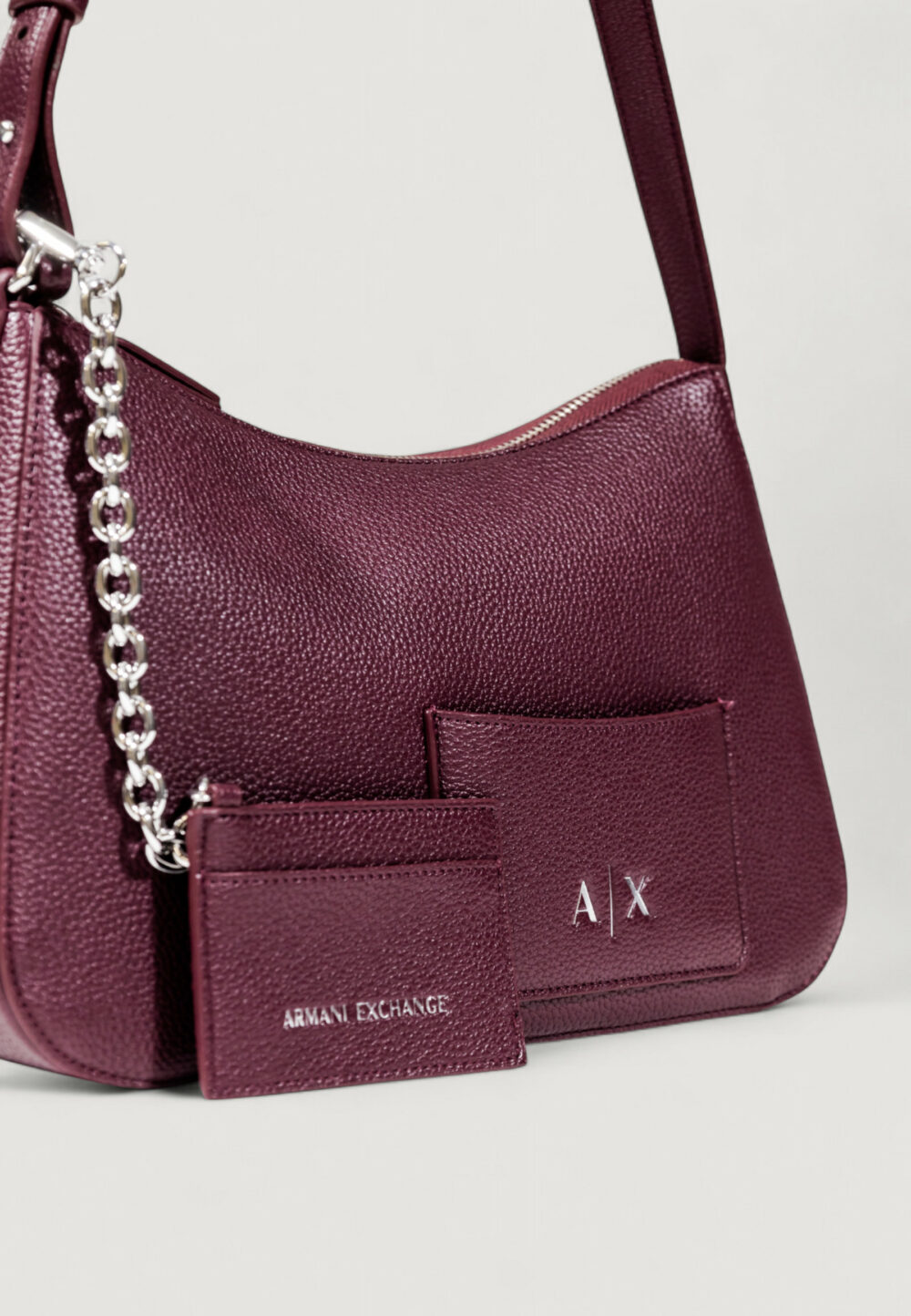 Borsa Armani Exchange SHOULDER BAG Bordeaux - Foto 2