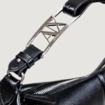 Borsa Armani Exchange SHOULDER BAG Nero - Foto 3