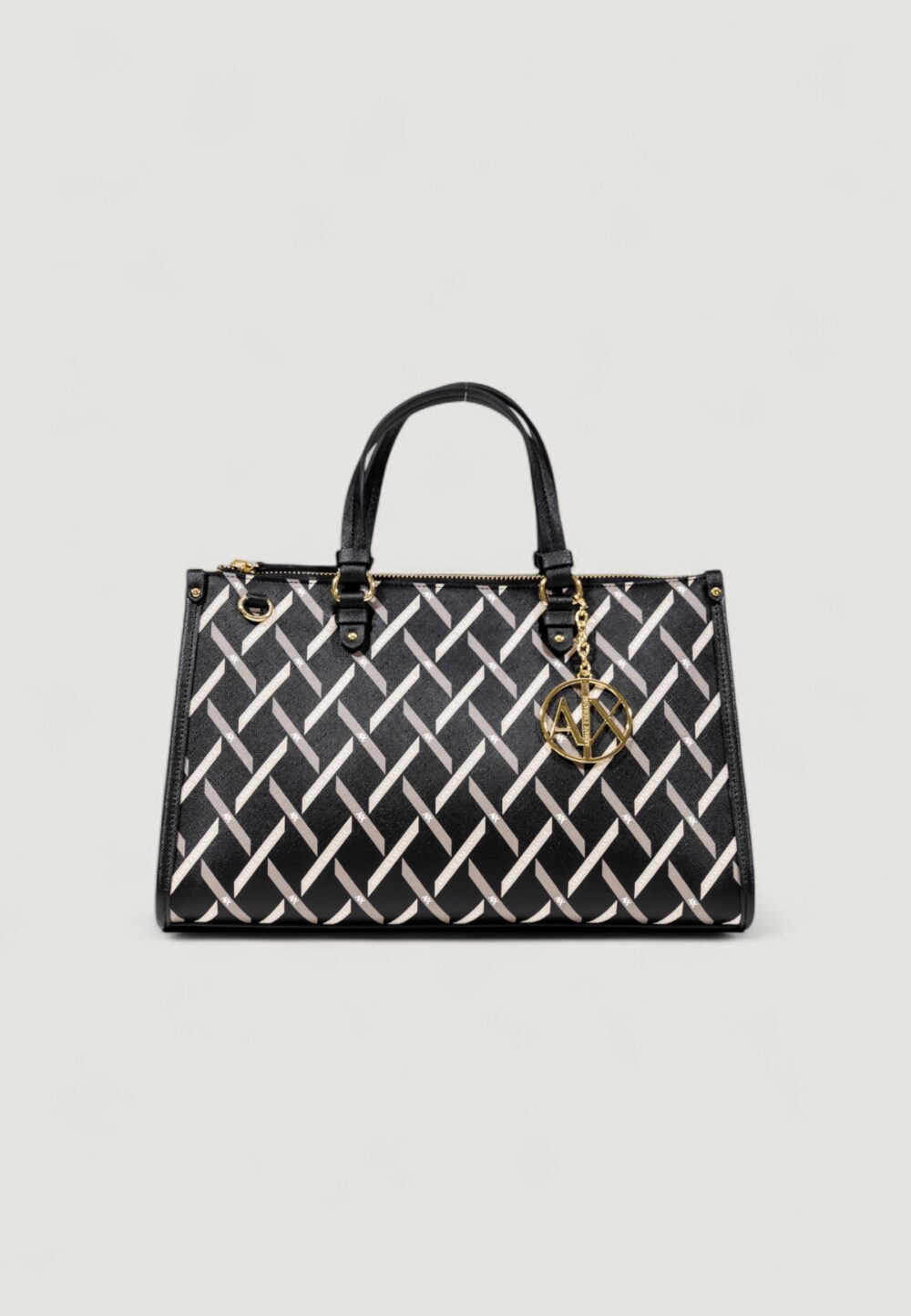 Borsa Armani Exchange TOP HANDLE BAG Nero - Foto 2