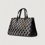 Borsa Armani Exchange TOP HANDLE BAG Nero - Foto 4