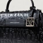 Borsa Armani Exchange TOP HANDLE BAG Nero - Foto 3