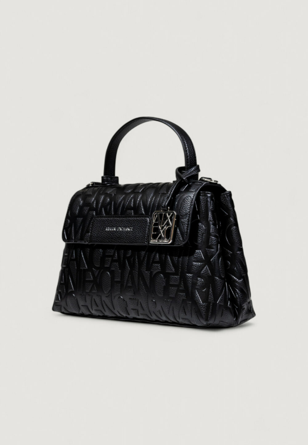 Borsa Armani Exchange TOP HANDLE BAG Nero - Foto 4