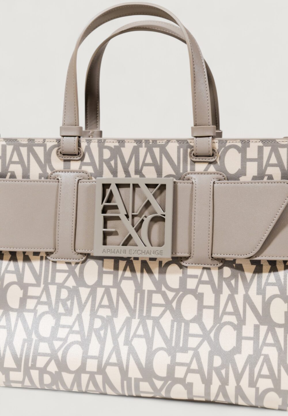 Borsa Armani Exchange  Taupe - Foto 3