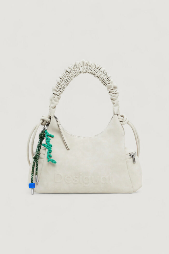 Borsa Desigual BAG HALF LOGO MONTVILLE Beige chiaro