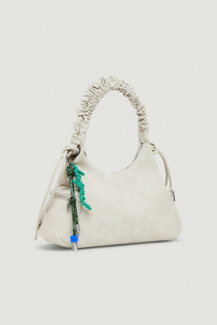 Borsa Desigual BAG HALF LOGO MONTVILLE Beige chiaro