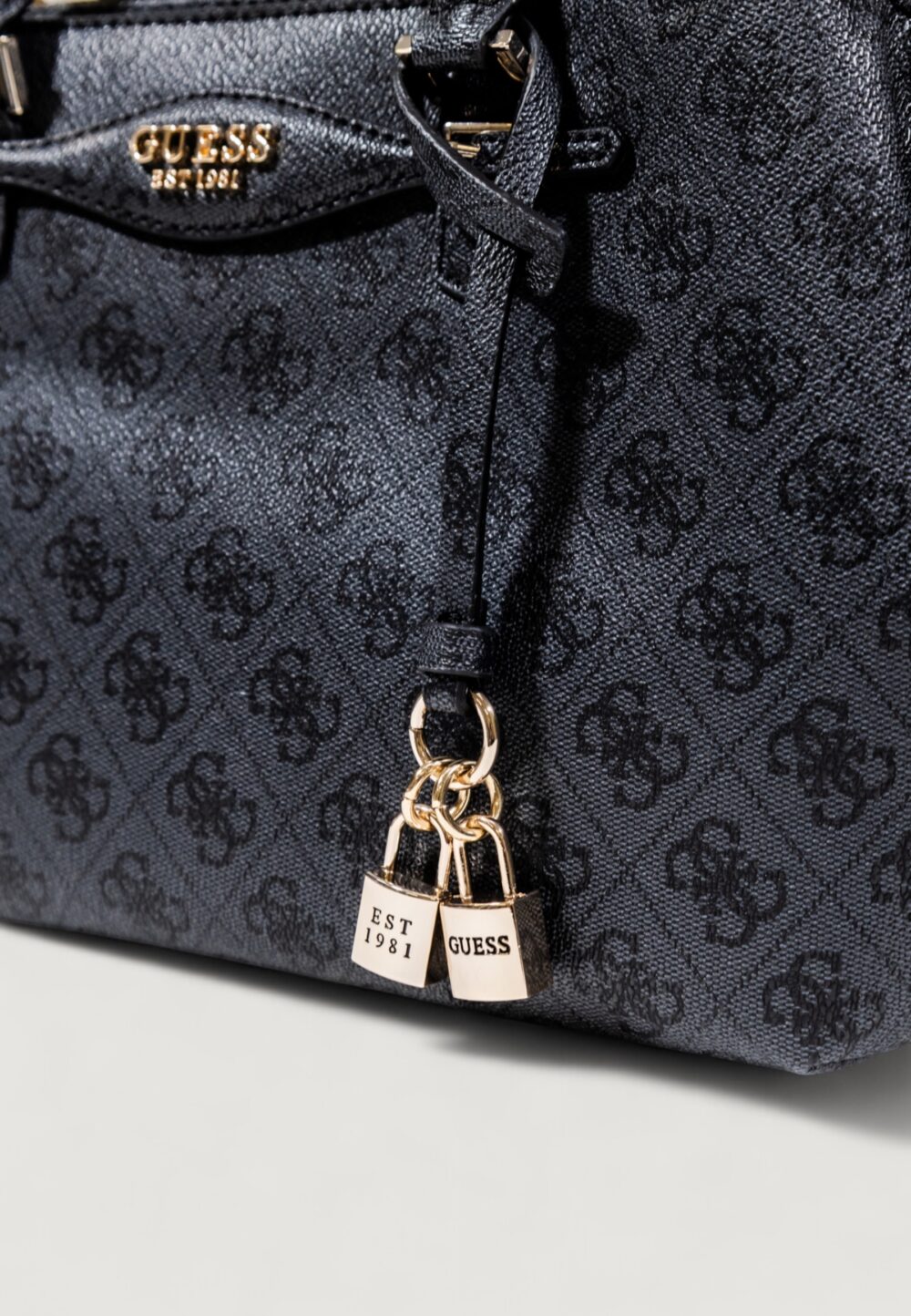 Borsa Guess KATYA GIRLFRIEND SATCHEL Antracite - Foto 3