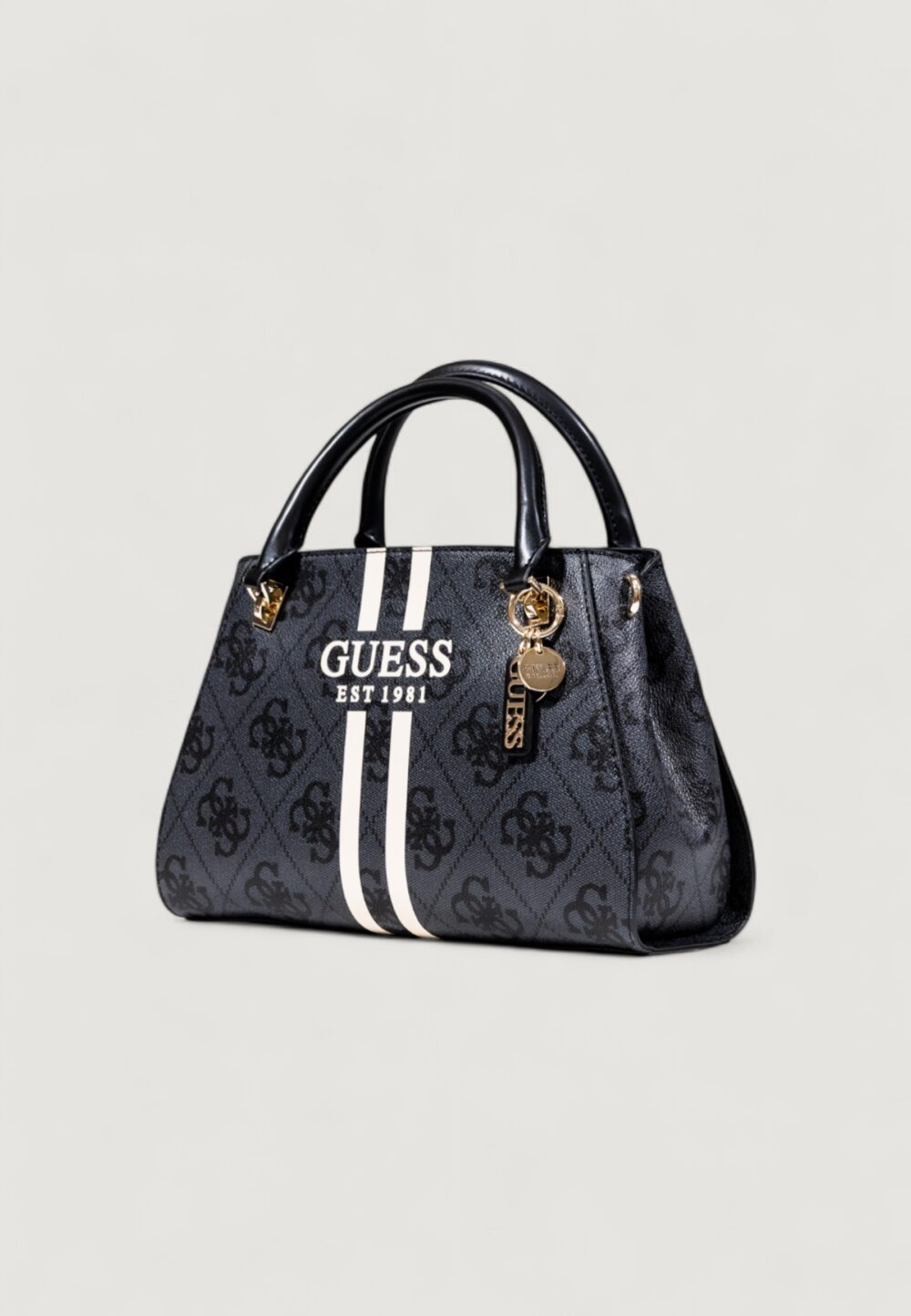 Borsa Guess NOELLE II LUXURY SATCHEL Antracite - Foto 4