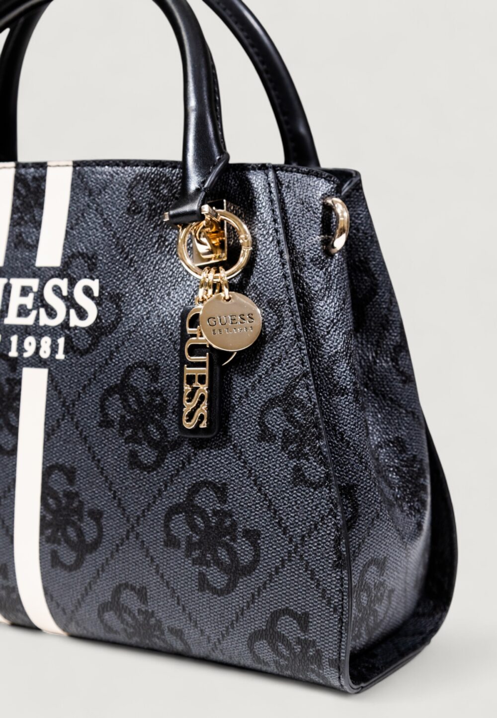 Borsa Guess NOELLE II LUXURY SATCHEL Antracite - Foto 3