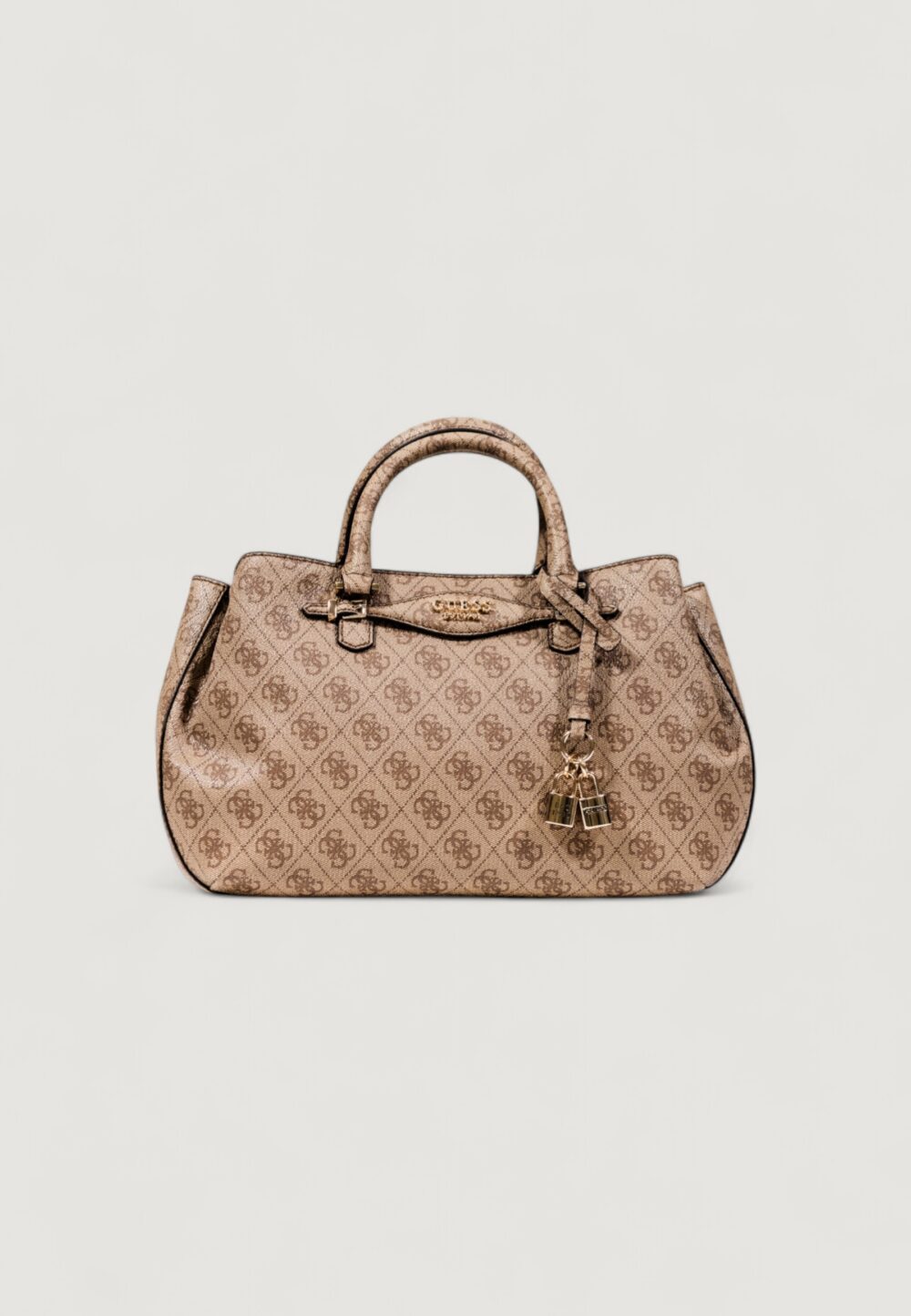 Borsa Guess KATYA GIRLFRIEND SATCHEL Beige - Foto 1